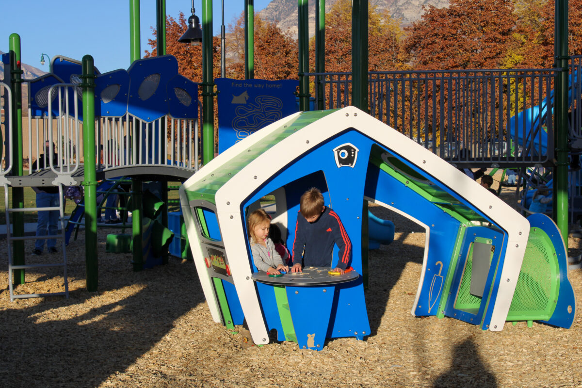 Hillcrest Park in Orem, site of former school, now open; more amenities